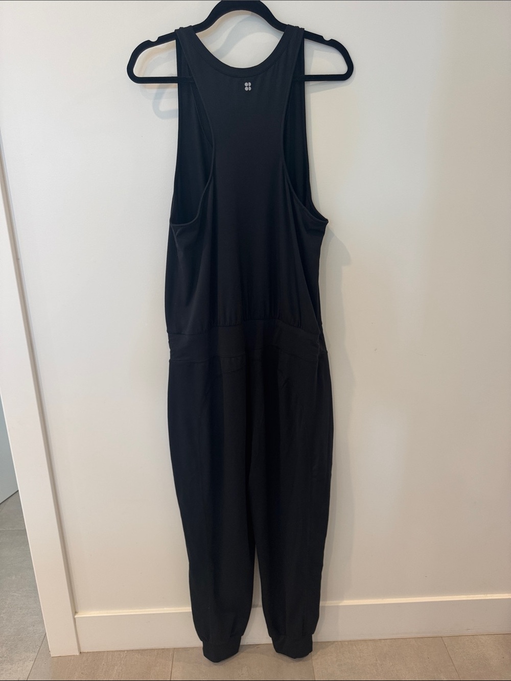 Sweaty Betty Black Jersey Soft Jumpsuit XL - Picture 3 of 5